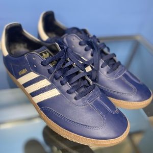 Adidas Samba Blue w/gum sole